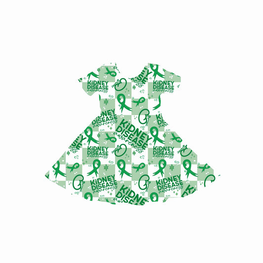 Kidney Disease Awareness Youth Twirl Dress *RTS*