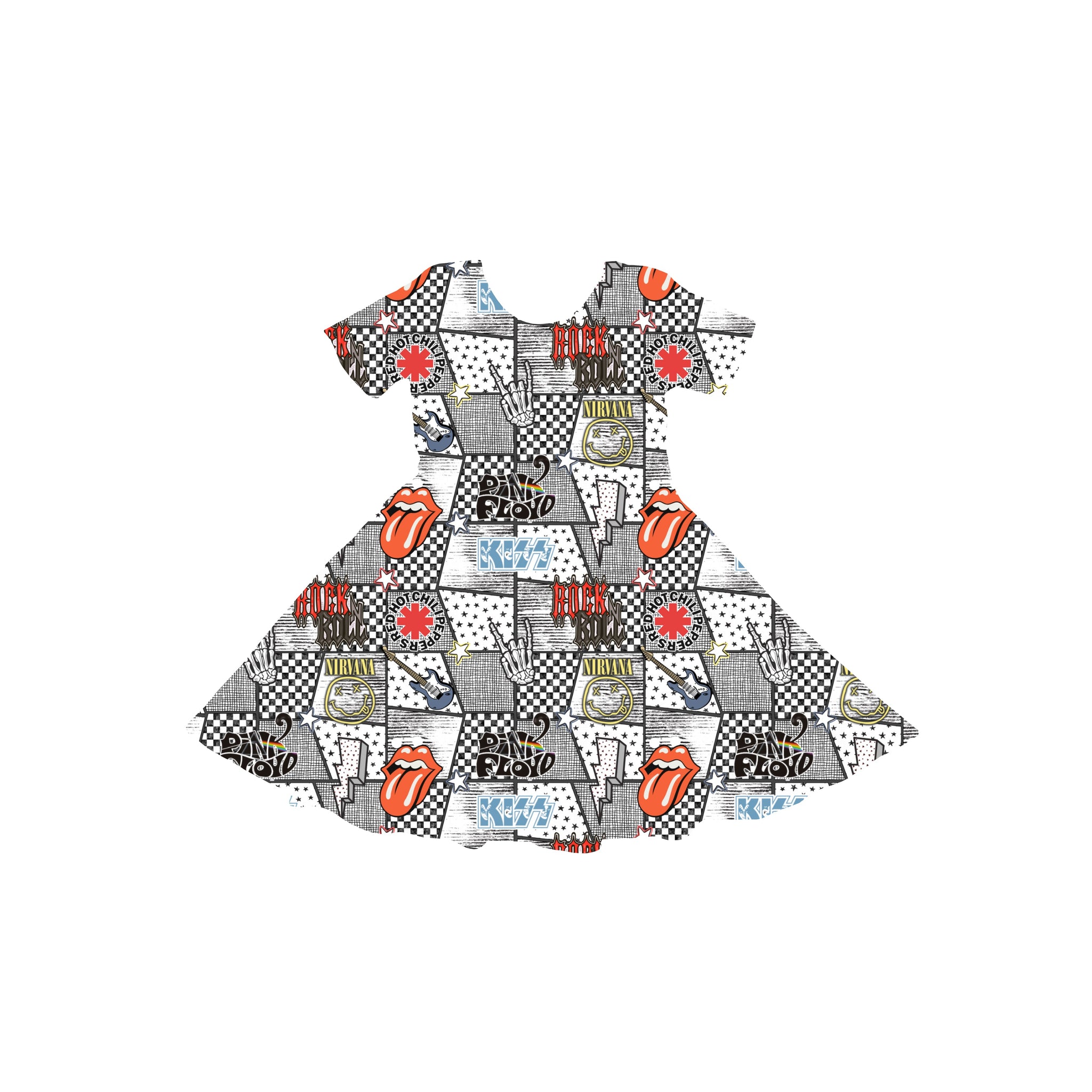 Rock N' Roll Youth Twirl Dress *RTS*