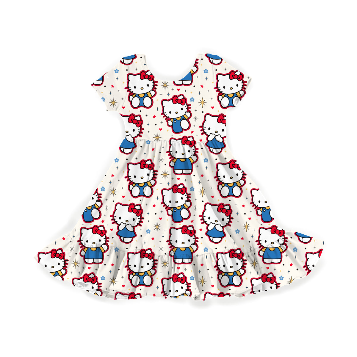 Kitty Magic Youth Twirl Dress **PreOrder**