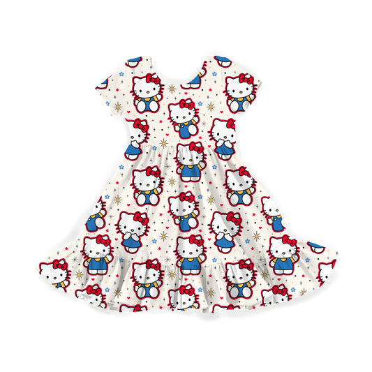 Kitty Magic Youth Twirl Dress **PreOrder**