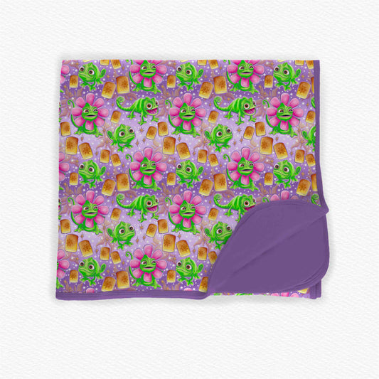 Chameleon Cutie Bamboo Blanket *RTS*