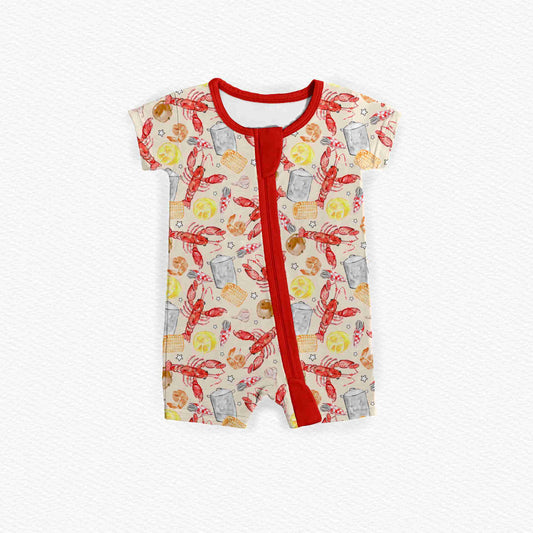 Backyard Bayou Bash Medically Adaptable Zipper Shortie *RTS*