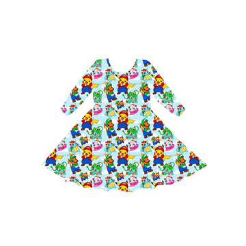 Super Poke World Youth Twirl Dress **PreOrder**