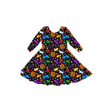 Colorful Craziness Youth Twirl Dress **PreOrder**
