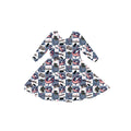 Columbus Hockey Youth Twirl Dress *RTS*