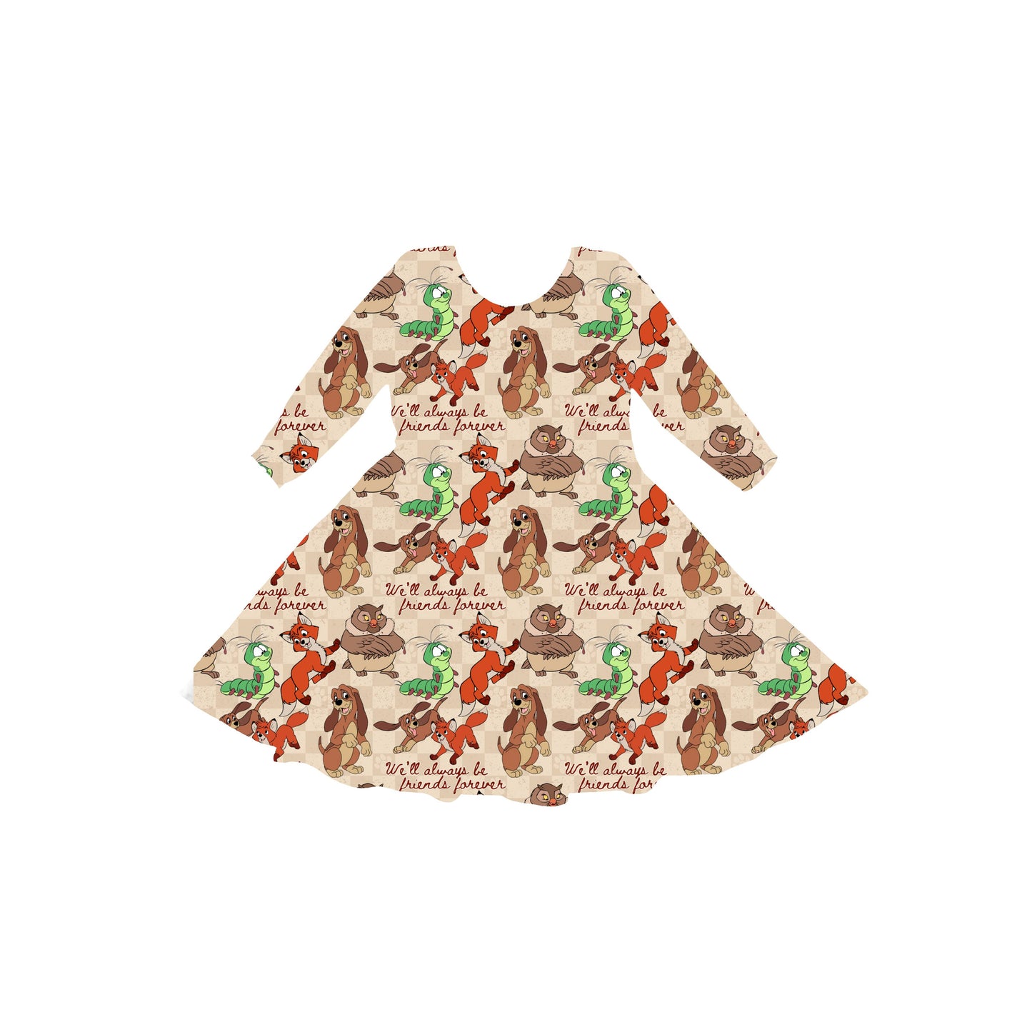 Friends Forever Youth Twirl Dress *RTS*