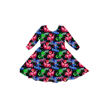 Nighttime Heroes Youth Twirl Dress **PreOrder**