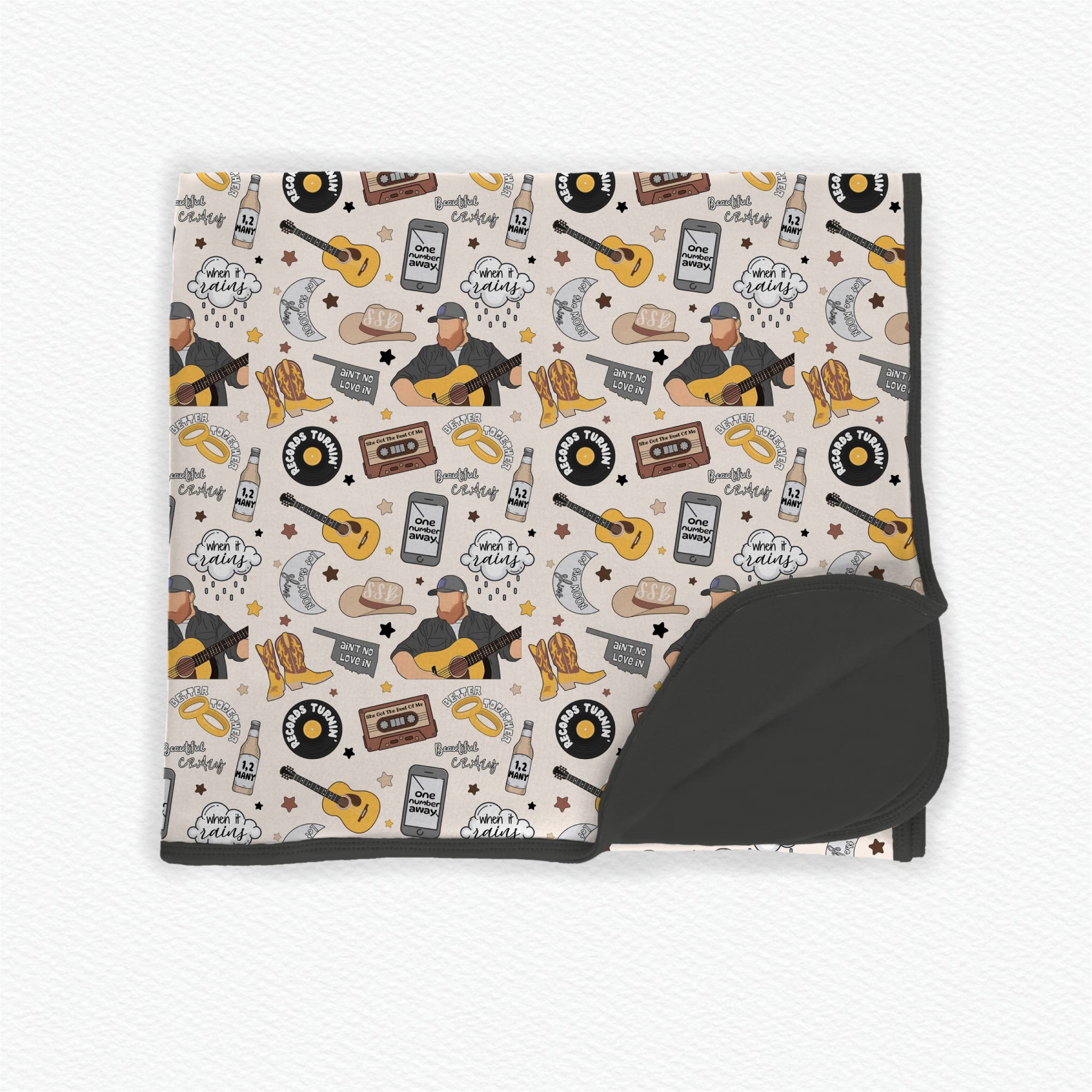 When It Rains It Pours Bamboo Blanket *RTS*