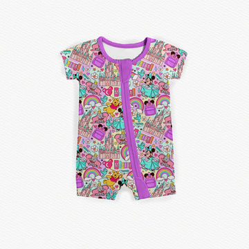 Magical Memories Medically Adaptable Zipper Shortie *RTS*