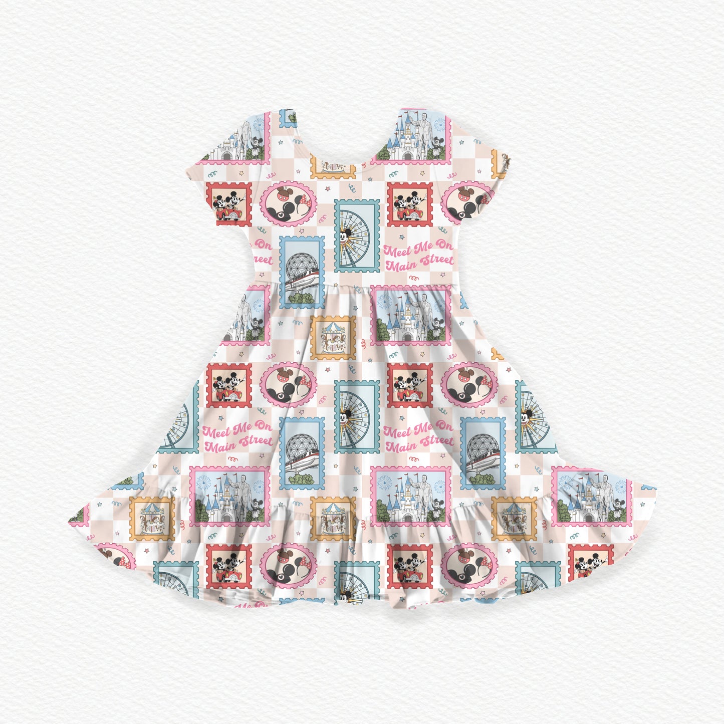 Main Street Memories Youth Twirl Dress *RTS*
