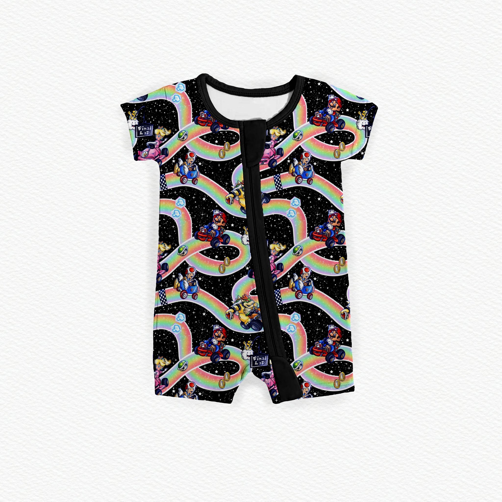 Rainbow Road Zipper Shortie *RTS*