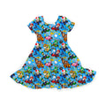 Banana Peel Burnout Youth Twirl Dress **PreOrder**