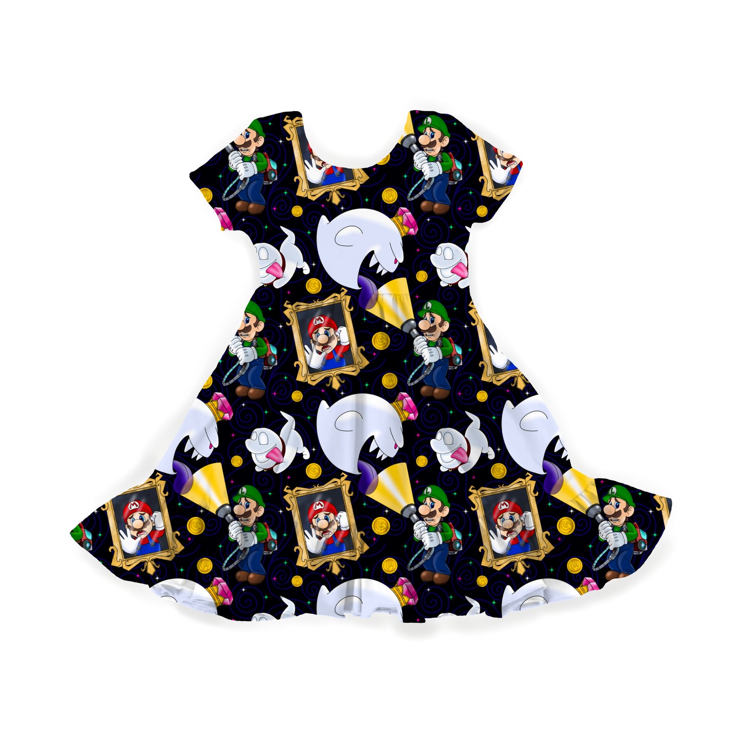Mansion Mayhem Youth Twirl Dress **PreOrder**
