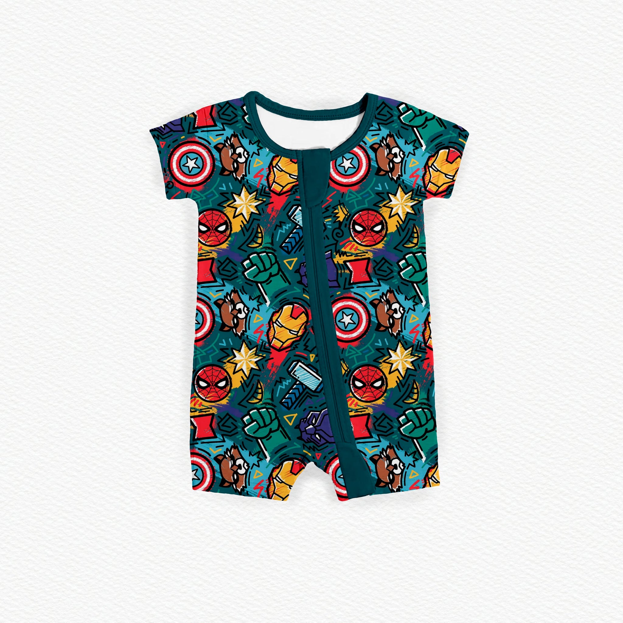 Hero Mode Zipper Shortie *RTS*