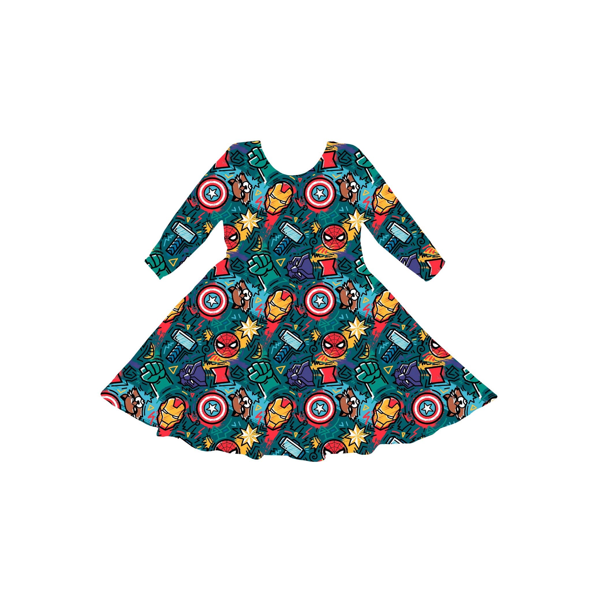 Hero Mode Youth Twirl Dress **PreOrder**