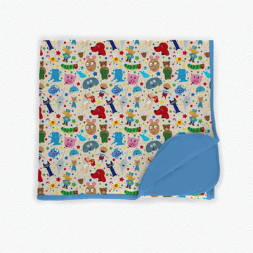 Book Mashup Bamboo Blanket *RTS*