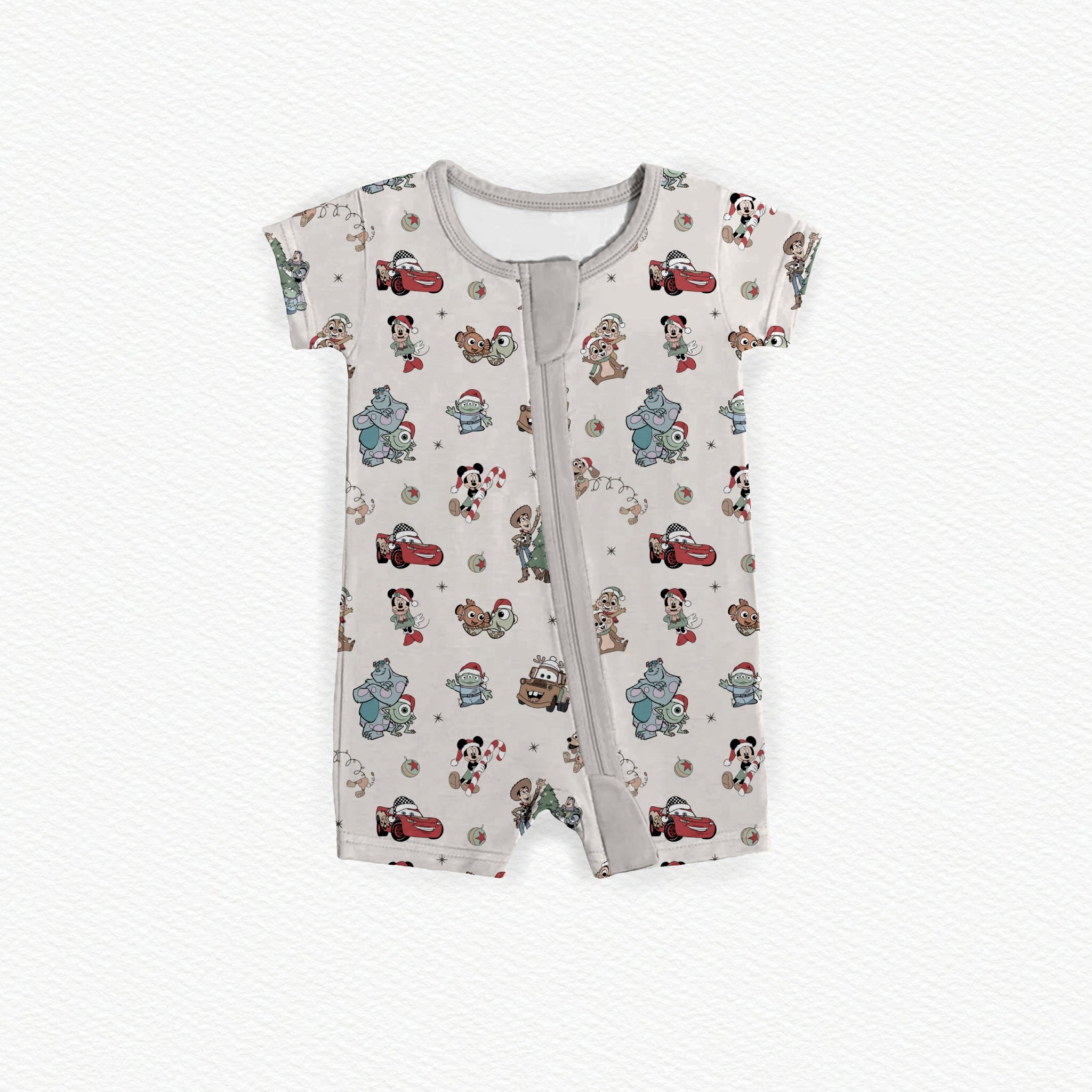 Christmas Characters Zipper Shortie **PreOrder**