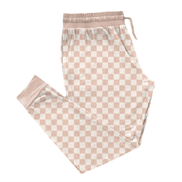 Pink Checkered Adult Joggers *RTS*