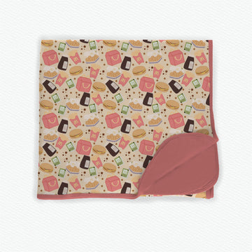 Burger Bliss Bamboo Blanket *RTS*
