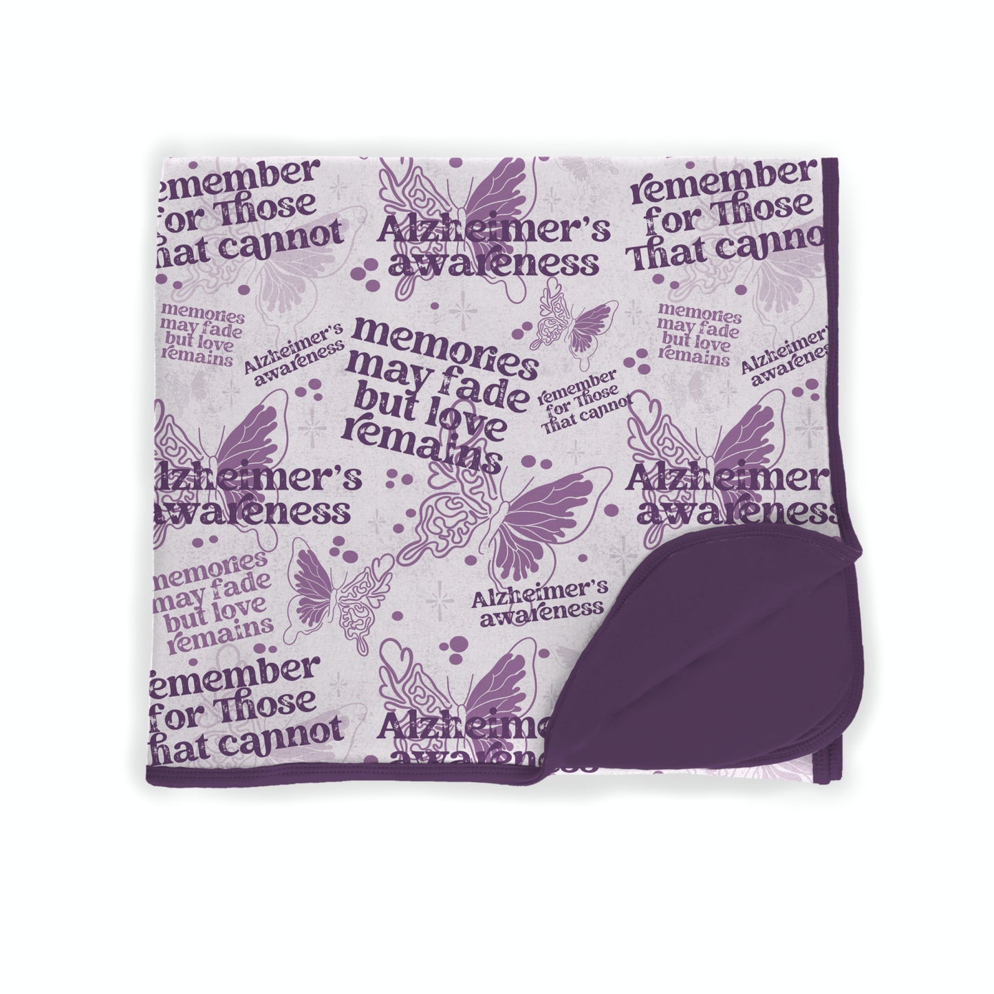 Alzheimer's Awareness Bamboo Blanket **PreOrder**
