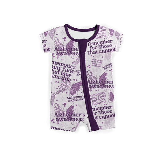Alzheimer's Awareness Zipper Shortie **PreOrder**