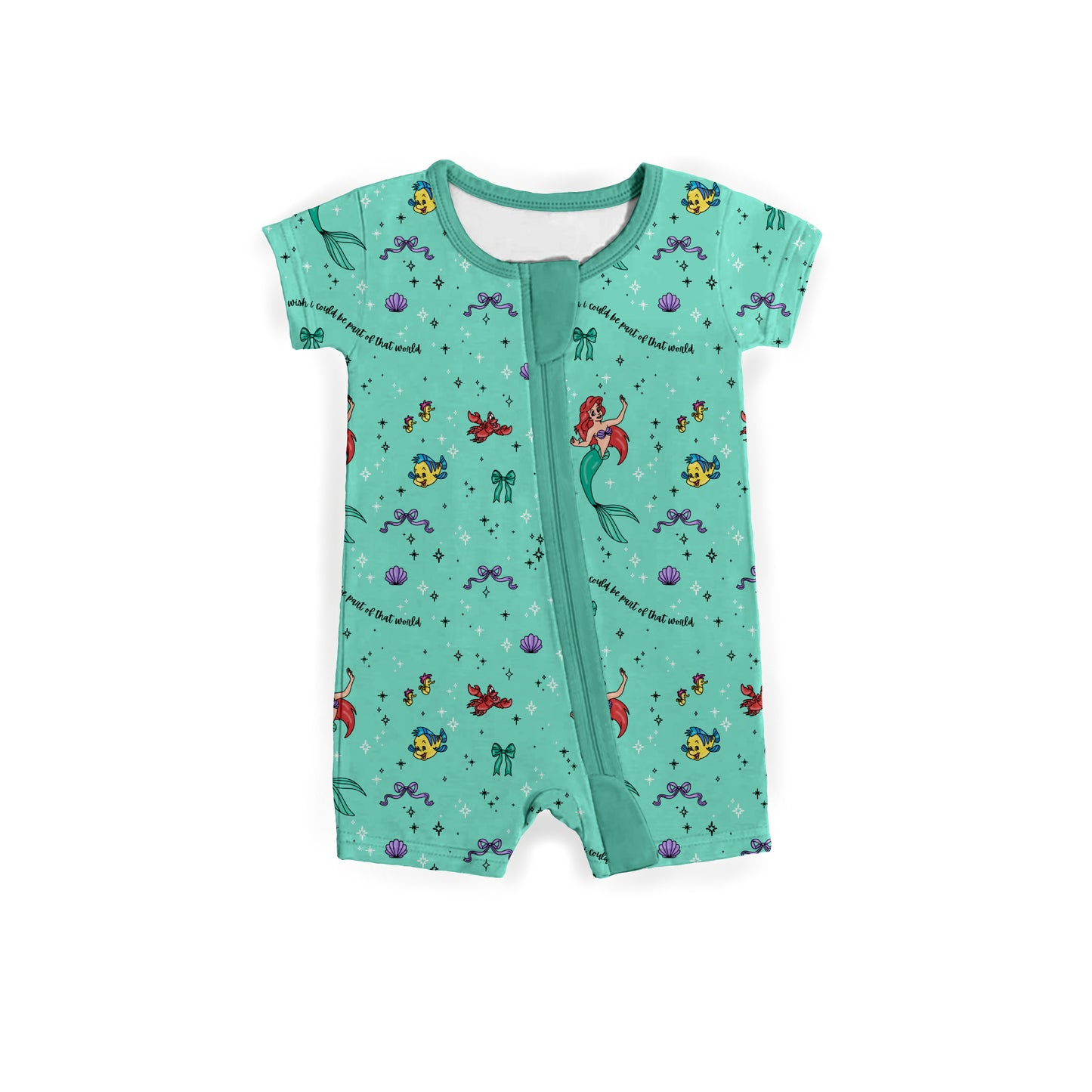 Under the Sea Sweethearts Zipper Shortie *RTS*