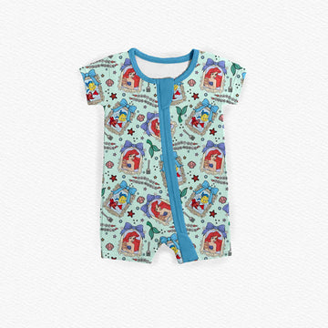 Under the Sea Dreams Zipper Shortie **PreOrder**