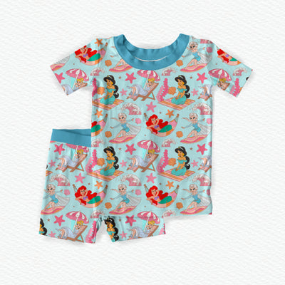 Seaside Princess Party Youth Short Set **PreOrder**