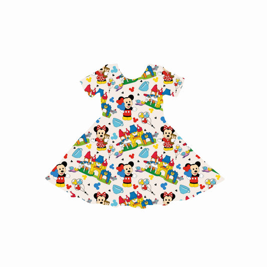 Little Clubhouse Friends Youth Twirl Dress *RTS*
