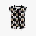 Checkered Magic Zipper Shortie *RTS*