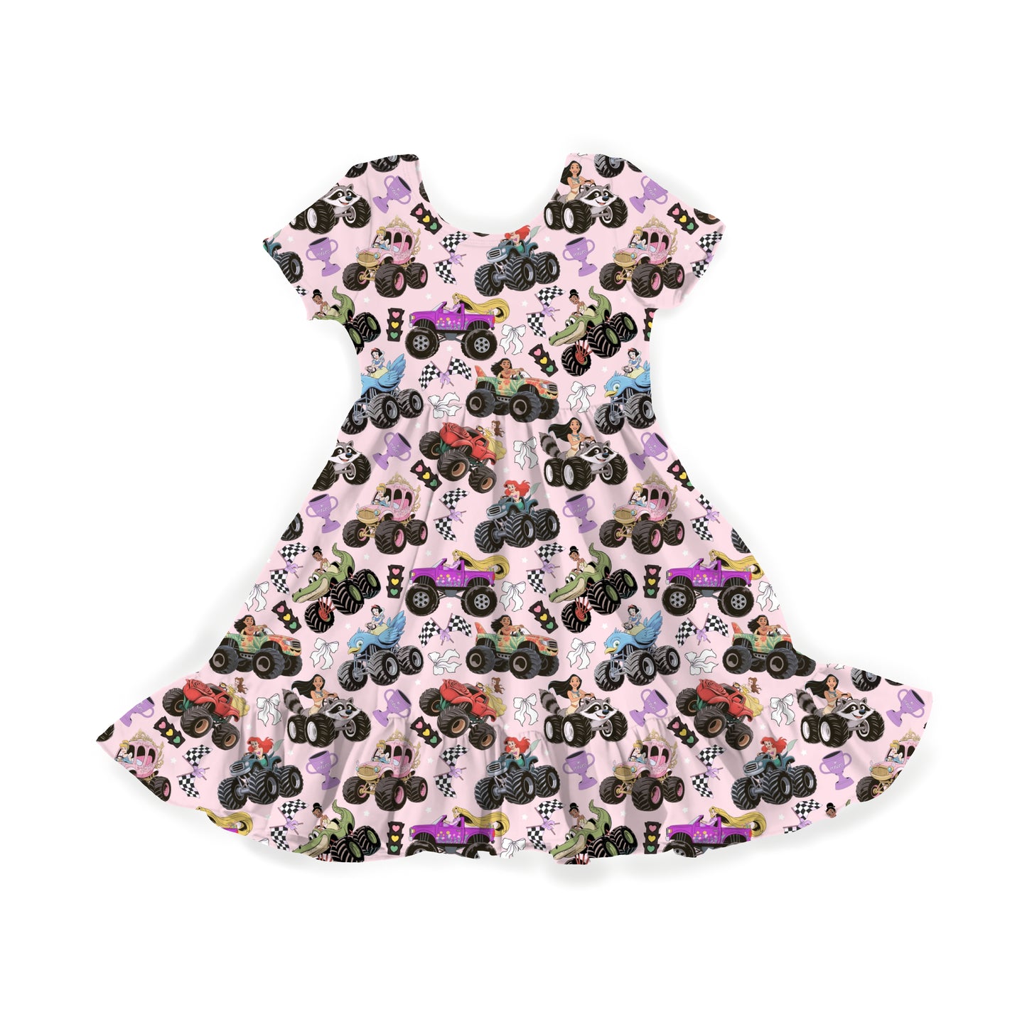 Racing Royalty Youth Twirl Dress *RTS*