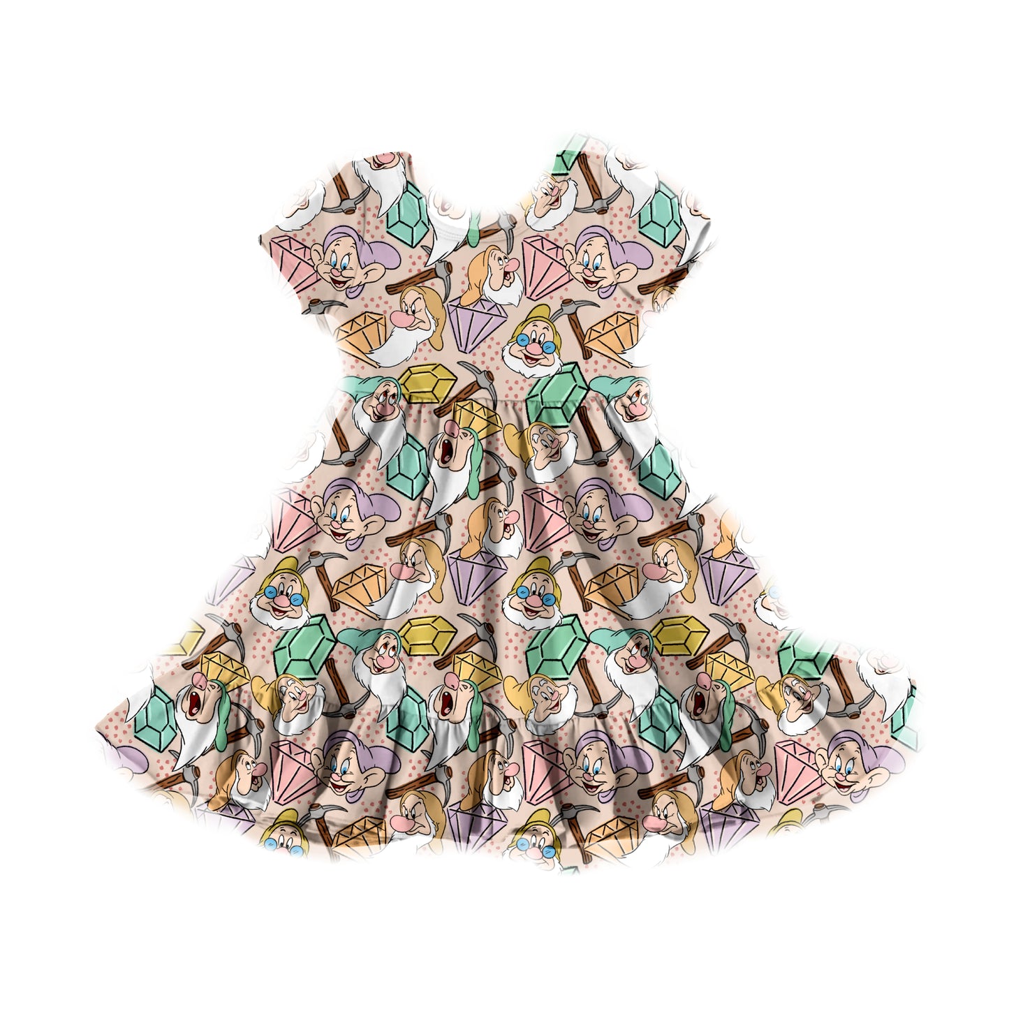 Mine Crew Cuties Youth Twirl Dress *RTS*