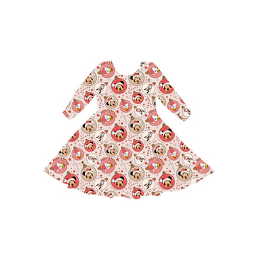 Festive Friends Youth Twirl Dress *RTS*