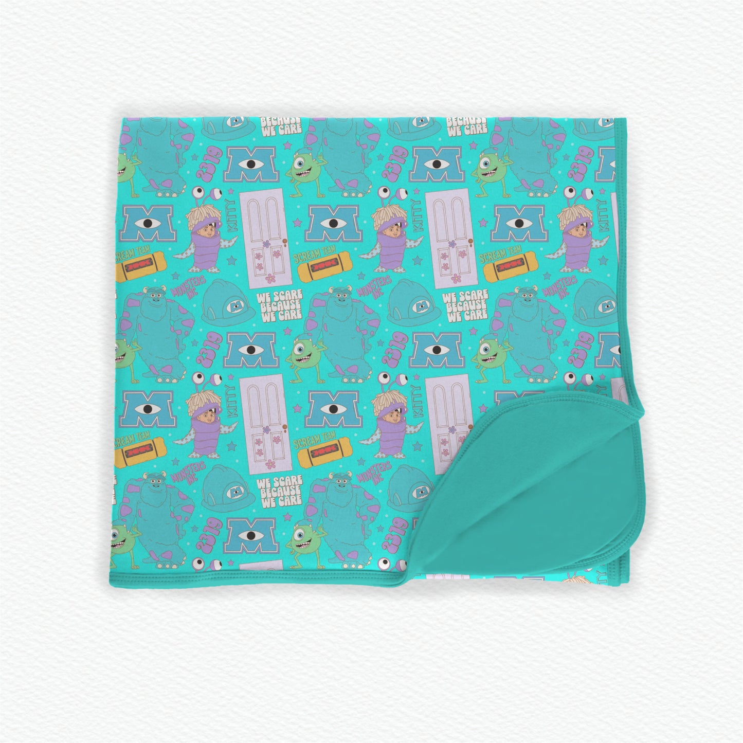 We Scare Because We Care Bamboo Blanket *RTS*