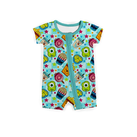 Silly Snack Time Zipper Shortie *RTS*