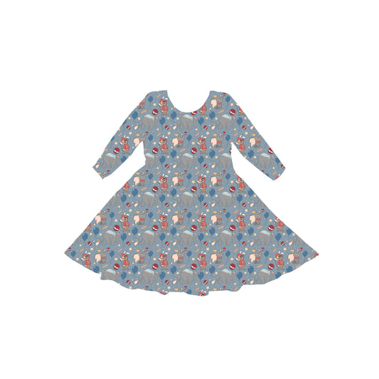 Elephant Dreams Youth Twirl Dress *RTS*