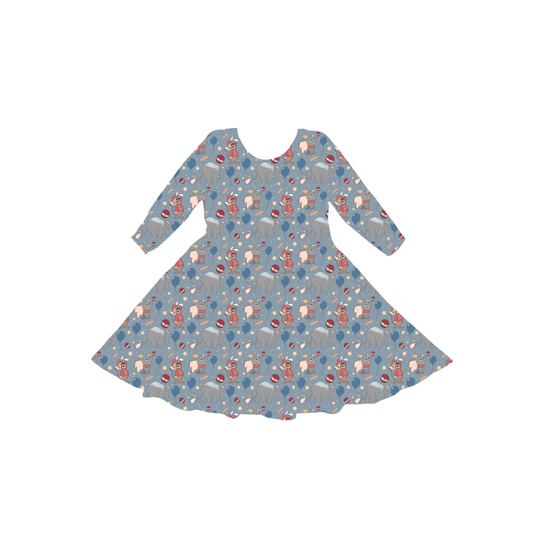 Elephant Dreams Youth Twirl Dress **PreOrder**
