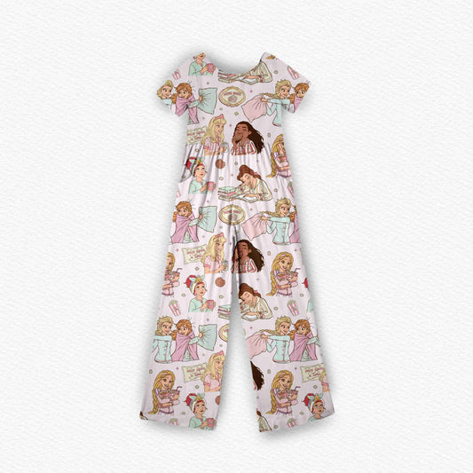 Enchanted Sleepover Medically Adaptable Jumpsuit *RTS*