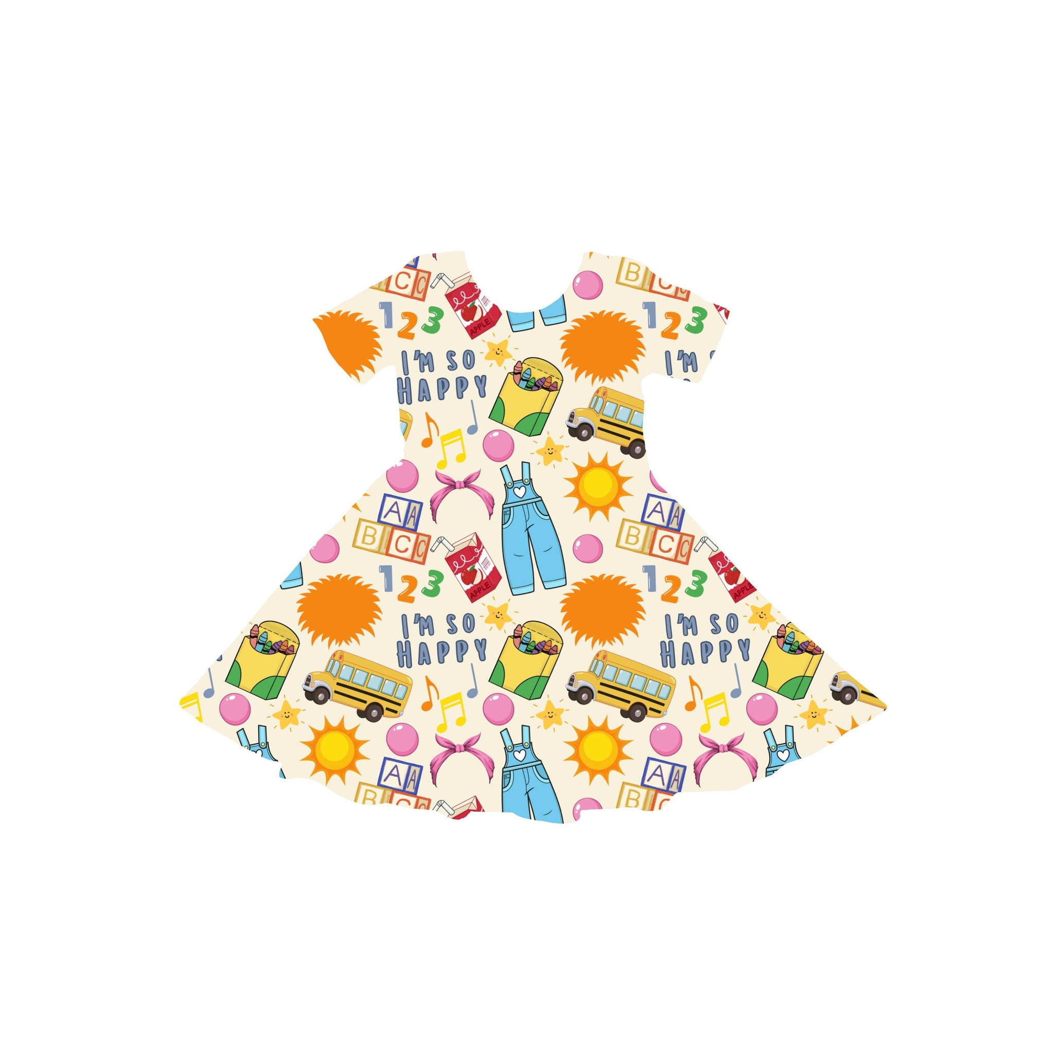 Its Learning Time Youth Twirl Dress *RTS*