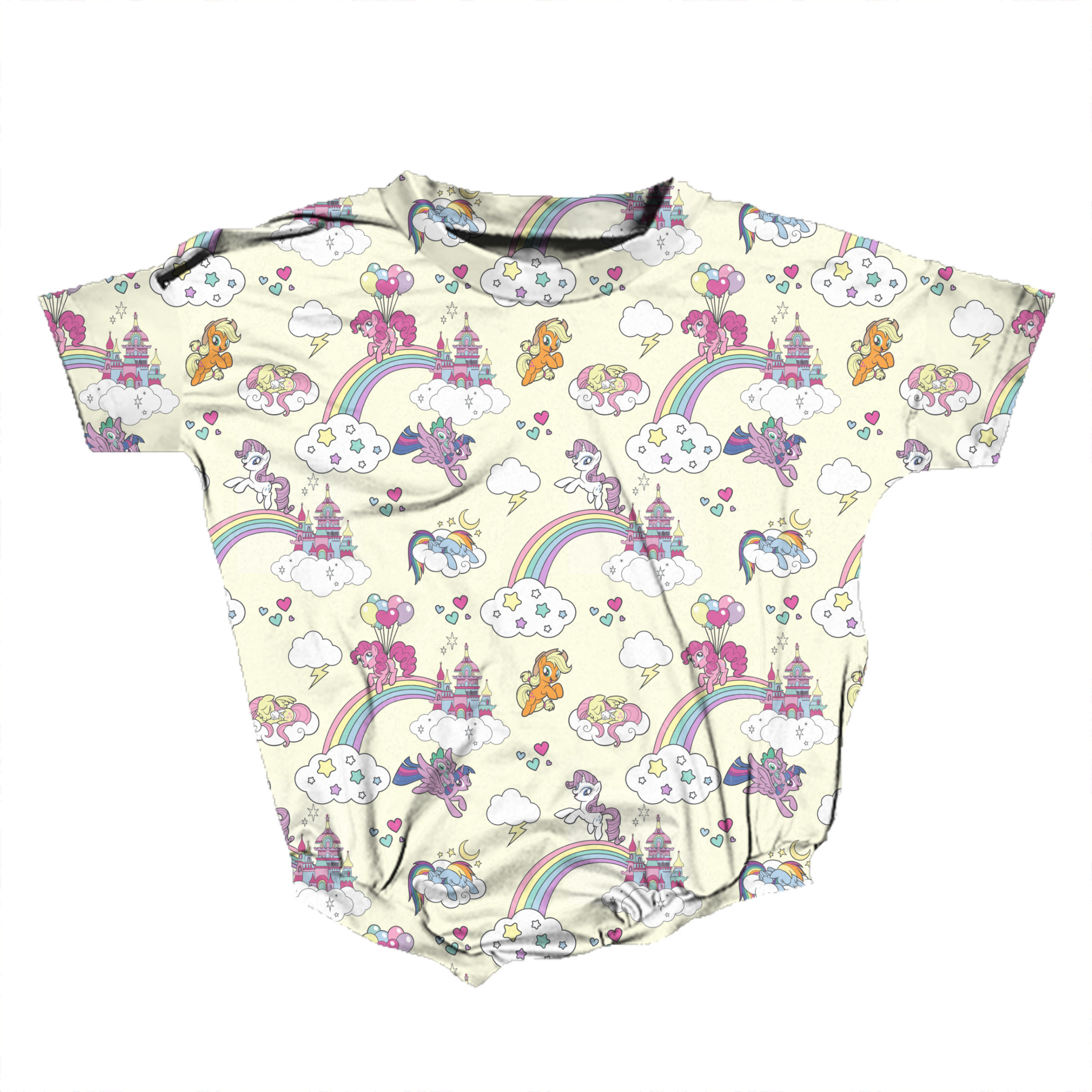 Rainbow Ponies Romper *RTS*