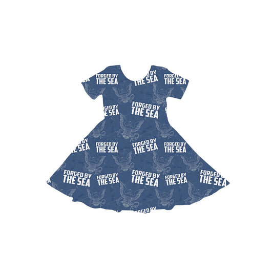 Forged By The Sea Youth Twirl Dress *RTS*