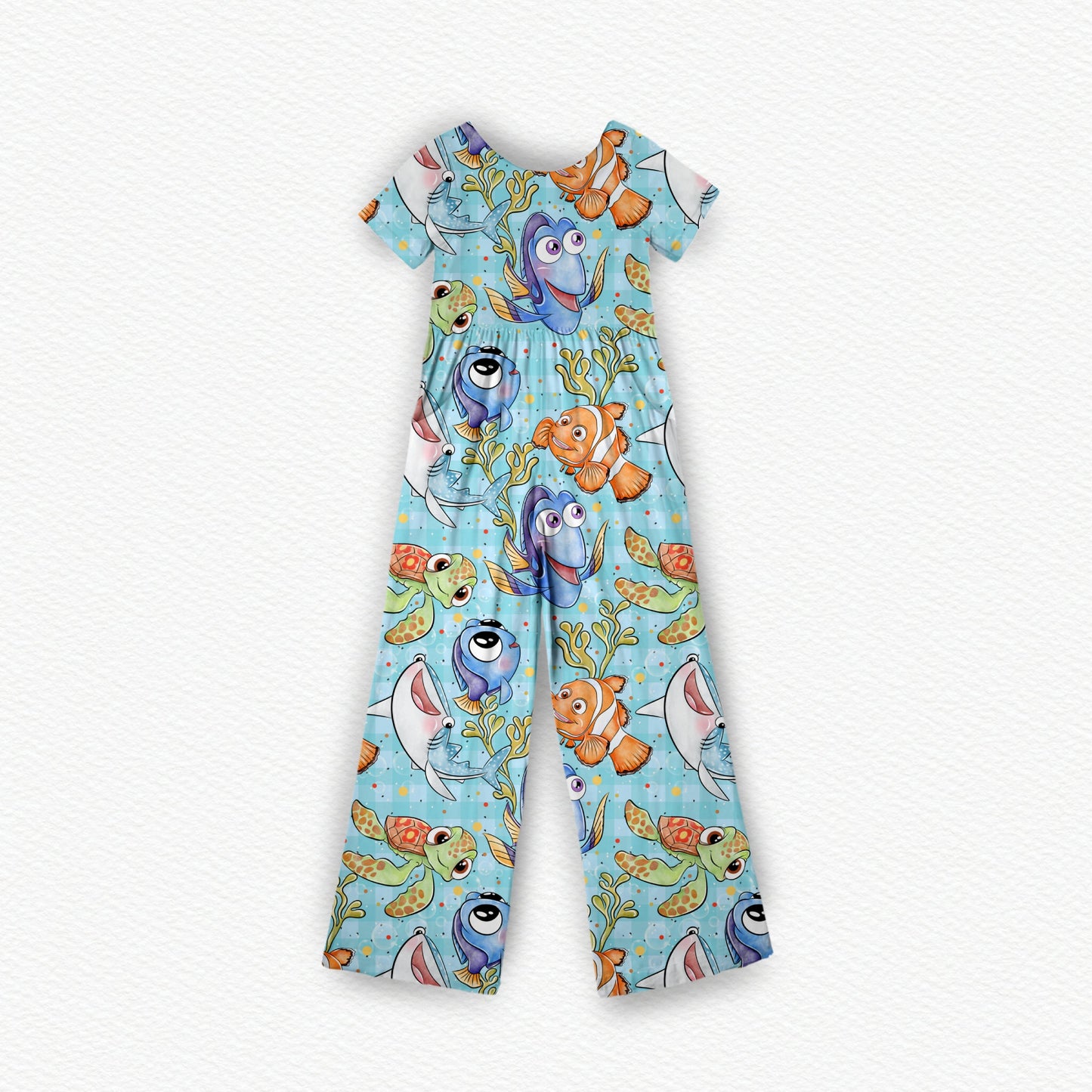 Coral Reef Crew Medically Adaptable Jumpsuit *RTS*