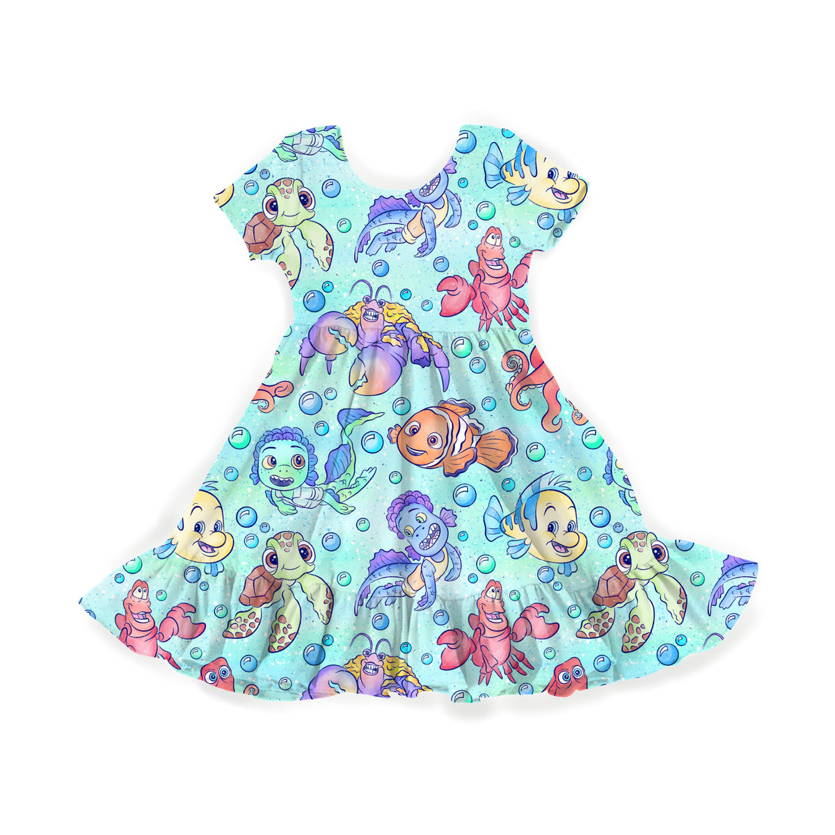 Ocean Besties Youth Twirl Dress **PreOrder**