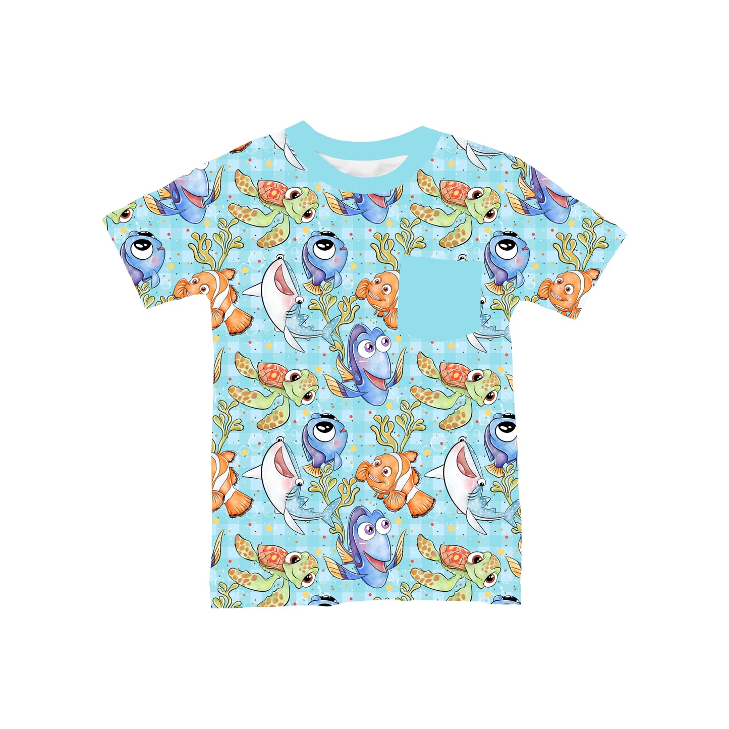 Coral Reef Crew Pocket T-Shirt *RTS*