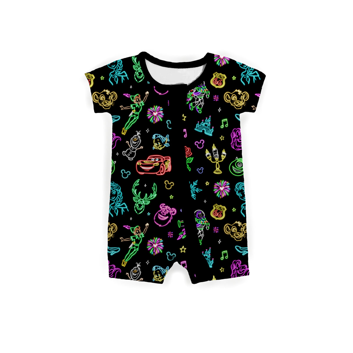 Neon Magic Zipper Shortie **PreOrder**