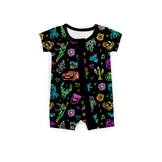 Neon Magic Zipper Shortie **PreOrder**