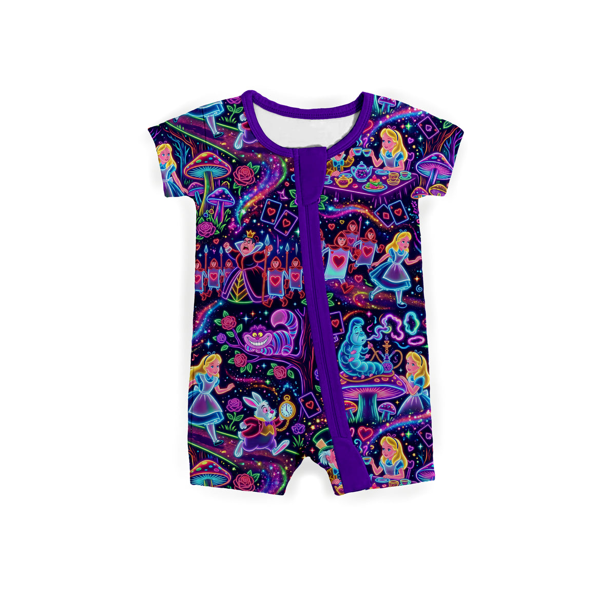 Wonderland After Dark Zipper Shortie **PreOrder**