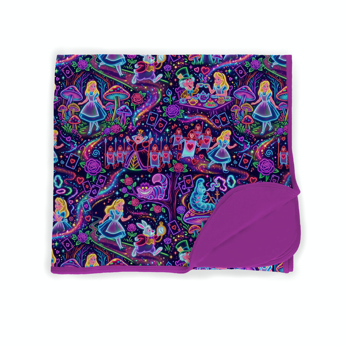 Wonderland After Dark Bamboo Blanket **PreOrder**