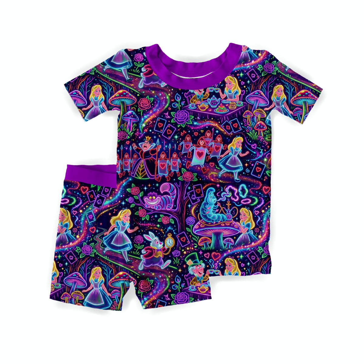 Wonderland After Dark Youth Short Set **PreOrder**