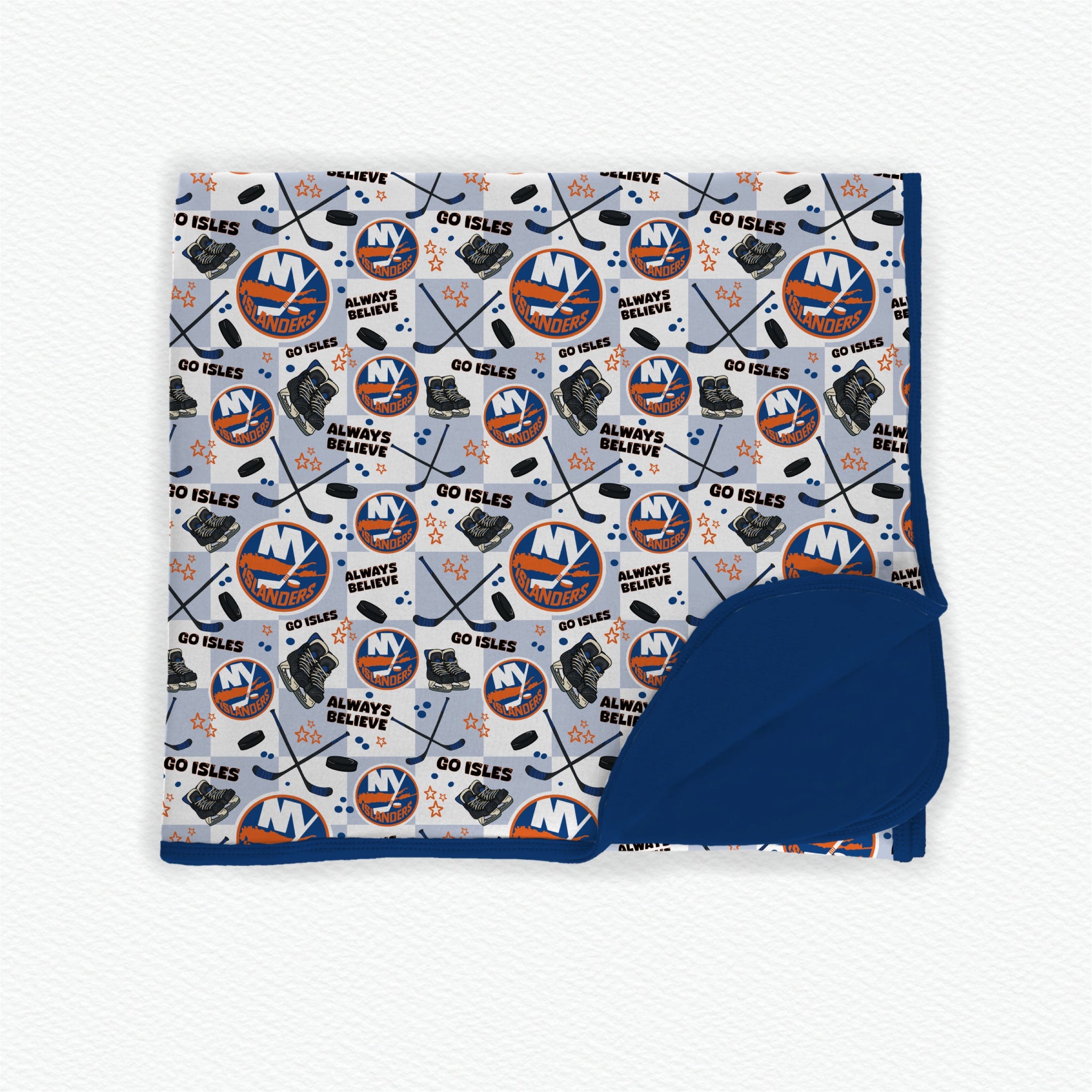 Islander Hockey Bamboo Blanket **PreOrder**